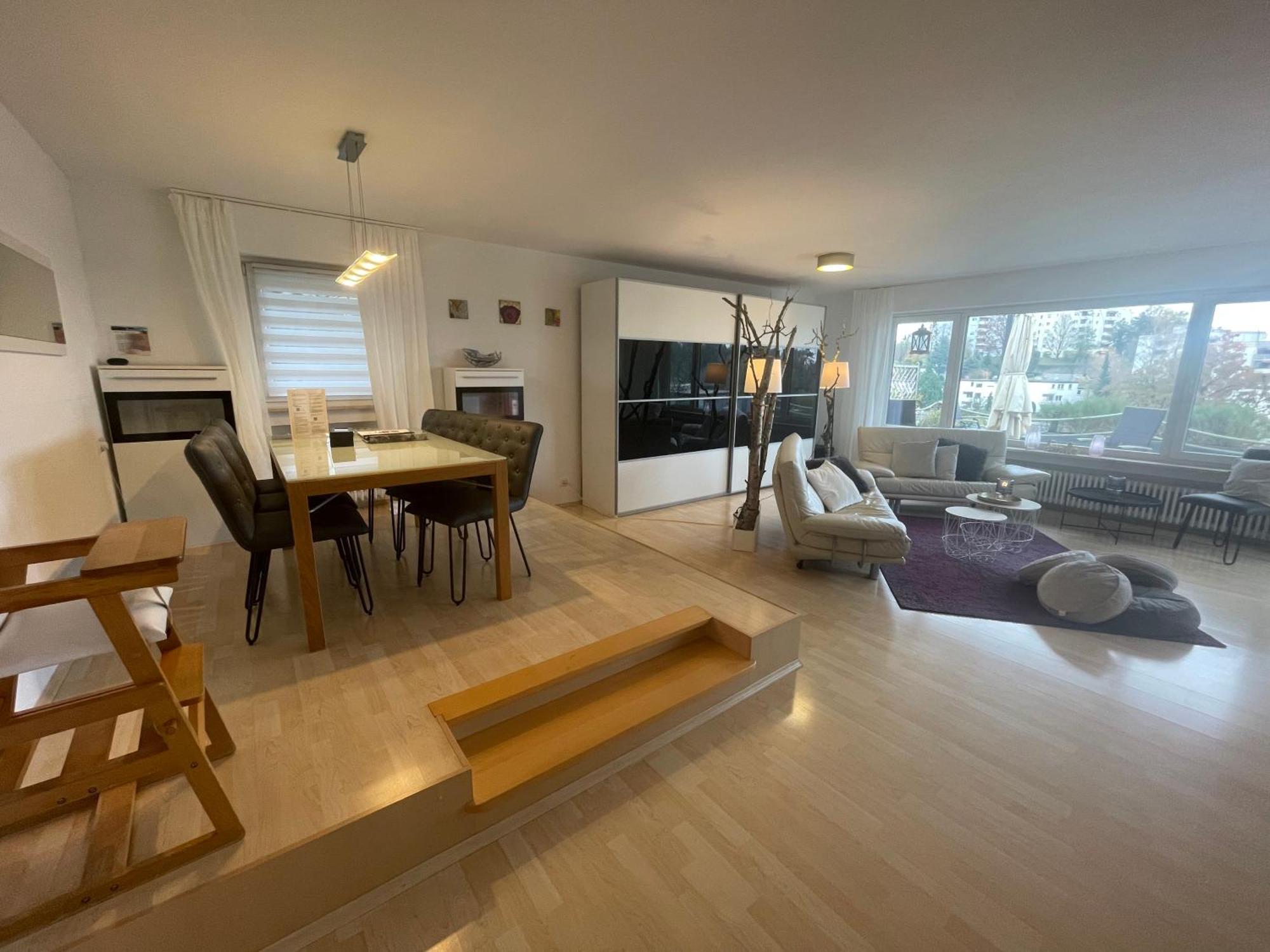 Penthouse - 3 Schlafzimmer- Sonnige Dachterrasse -Whirlpool & Alpenblick - Perfekt Fuer Romantik Oder Familienurlaub Mit Kind, Hund Willkommen - By Ferienwohnenamsee - Юберлінген Екстер'єр фото