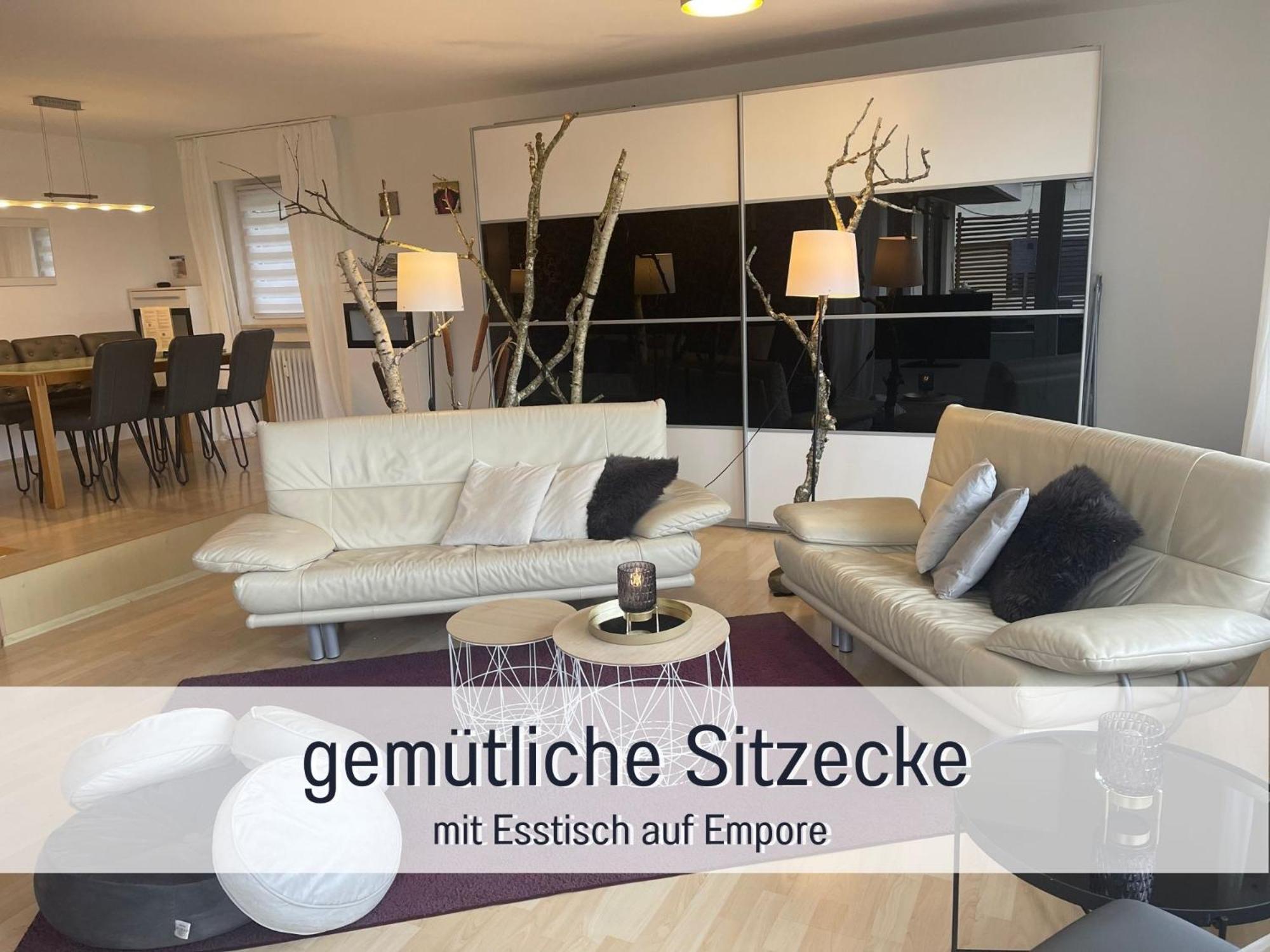 Penthouse - 3 Schlafzimmer- Sonnige Dachterrasse -Whirlpool & Alpenblick - Perfekt Fuer Romantik Oder Familienurlaub Mit Kind, Hund Willkommen - By Ferienwohnenamsee - Юберлінген Екстер'єр фото