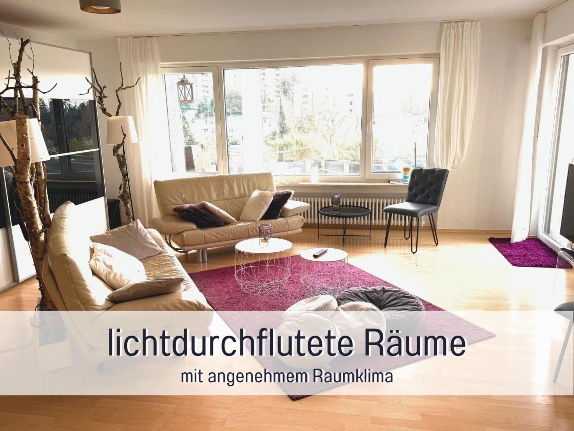 Penthouse - 3 Schlafzimmer- Sonnige Dachterrasse -Whirlpool & Alpenblick - Perfekt Fuer Romantik Oder Familienurlaub Mit Kind, Hund Willkommen - By Ferienwohnenamsee - Юберлінген Екстер'єр фото